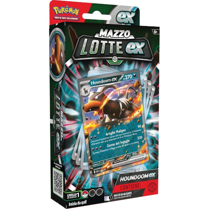 PokÃ©mon - Mazzo Lotte Ex Houndoom Ex (ITA), PK60424-I A