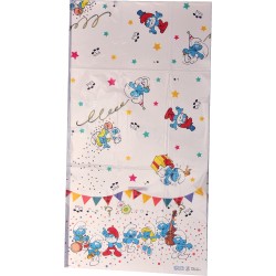 Tovaglia Plastica Puffi (180 x 120 cm), Azzurro, Bianco, 24063