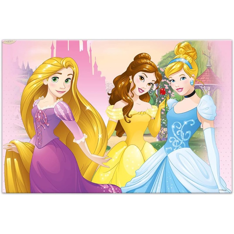 Procos - Tovaglia Plastica Principesse Disney, 120 x 180 cm, C85004