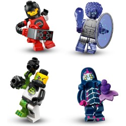 LEGO Minifigures Serie 26 Spazio, Scatola con 1 di 12 Personaggi Giocattolo a Caso da Collezione, Inclusi un Astronauta e un Rob