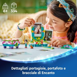 LEGO Disney Portafoto e Portagioie di Mirabel Madrigal, da 6 Anni con Mini Bambolina, Capibara, Braccialetto e Portafoto da Cost