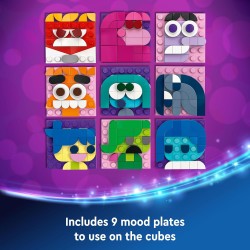 LEGO Disney Mood Cube di Inside Out 2 dal Film d Animazione Pixar, da 9 Anni, Giocattolo Antistress da Costruire per Condividere