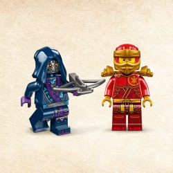 LEGO NINJAGO Attacco del Rising Dragon di Kai, da 6 Anni in su, Action Figure di Drago Giocattolo da Costruire con 2 Minifigure,