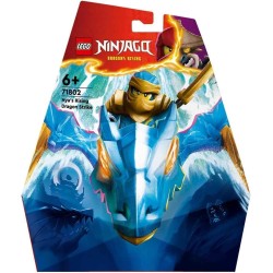 LEGO NINJAGO Attacco del Rising Dragon di Nya, da 6 Anni in su, Action Figure di Drago Giocattolo da Costruire con 2 Minifigure,