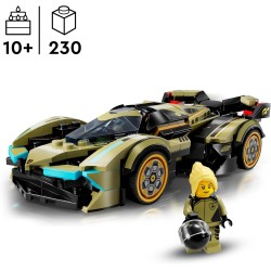 LEGO Speed Champions Super Car Lamborghini Lambo V12 Vision GT, da 10 Anni, Modellino di Auto da Costruire con Minifigure del Pi