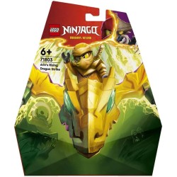 LEGO NINJAGO Attacco del Rising Dragon di Arin, Giochi d Azione da 6 Anni in su, Action Figure di Drago Giocattolo da Costruire 