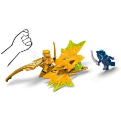 LEGO NINJAGO Attacco del Rising Dragon di Arin, Giochi d Azione da 6 Anni in su, Action Figure di Drago Giocattolo da Costruire 