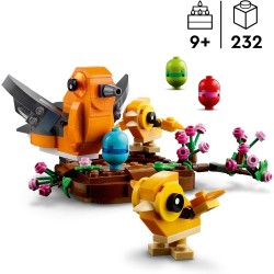 LEGO Creator Il Nido dellâ€™Uccellino, Giochi da Costruire per Bambine e Bambini da 9 Anni Fan degli Animali, Set con 3 Uccelli 