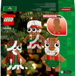 LEGO Creator Ornamenti di Pan di Zenzero, Set Giochi da Costruire da 6 Anni in su, Decorazioni per la Casa da Appendere, Accesso