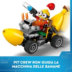 LEGO Cattivissimo Me I Minions e lâ€™Auto Banana, Set dal Film della Illumination, Macchina Giocattolo da Costruire, da 6 Anni c