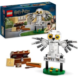 LEGO Harry Potter Edvige al Numero 4 di Privet Drive, da 7 Anni, Modellino da Costruire della Civetta delle Nevi, Piccola Idea R