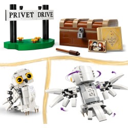 LEGO Harry Potter Edvige al Numero 4 di Privet Drive, da 7 Anni, Modellino da Costruire della Civetta delle Nevi, Piccola Idea R