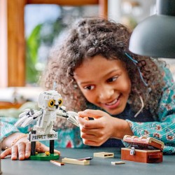 LEGO Harry Potter Edvige al Numero 4 di Privet Drive, da 7 Anni, Modellino da Costruire della Civetta delle Nevi, Piccola Idea R