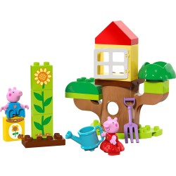 LEGO DUPLO Il Giardino e la Casa sullâ€™Albero di Peppa Pig, da 2 Anni, Playset Creativo con Personaggi e Accessori, Giocattolo 