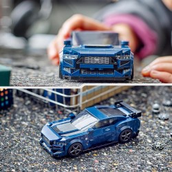 LEGO Speed Champions Auto Sportiva Ford Mustang Dark Horse, da 9 Anni in su, Modellino di Veicolo da Corsa con Minifigure, Idea 