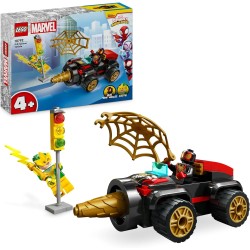 LEGO Spidey e i Suoi Fantastici Amici Veicolo Trivella di Spider-man, da 4 Anni, Modelli di Auto da Costruire con Starter Brick 