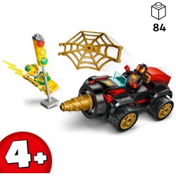 LEGO Spidey e i Suoi Fantastici Amici Veicolo Trivella di Spider-man, da 4 Anni, Modelli di Auto da Costruire con Starter Brick 