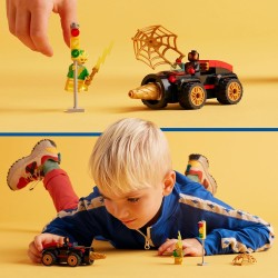 LEGO Spidey e i Suoi Fantastici Amici Veicolo Trivella di Spider-man, da 4 Anni, Modelli di Auto da Costruire con Starter Brick 