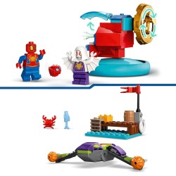 LEGO Spidey e i Suoi Fantastici Amici Spider-man vs. Goblin, da 4 Anni in su con Veicoli Giocattolo e 3 Minifigure di Supereroi,