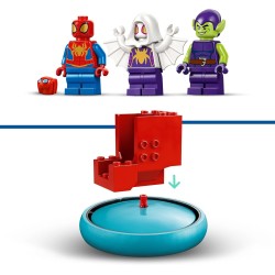 LEGO Spidey e i Suoi Fantastici Amici Spider-man vs. Goblin, da 4 Anni in su con Veicoli Giocattolo e 3 Minifigure di Supereroi,