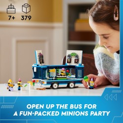 LEGO Cattivissimo Me Il Party Bus Musicale dei Minions, Set dal Film della Illumination, Autobus Giocattolo da Costurire, da 7 A