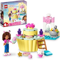 LEGO La Casa delle Bambole di Gabby Divertimento in Cucina con Dolcetto, con i Personaggi di Gabby e Dolcetto, Cupcake da Decora