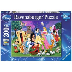 Ravensburger - Puzzle 200 pezzi XXL Amici di Disney, Idea Regalo per Bambini 8+ Anni, Personaggi Cartoni Animati, Gioco Educativ