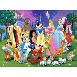 Ravensburger - Puzzle 200 pezzi XXL Amici di Disney, Idea Regalo per Bambini 8+ Anni, Personaggi Cartoni Animati, Gioco Educativ