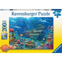 Ravensburger - Puzzle Scoperta subacquea, 200 Pezzi XXL, EtÃ  Raccomandata 8+ Anni