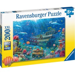 Ravensburger - Puzzle Scoperta subacquea, 200 Pezzi XXL, EtÃ  Raccomandata 8+ Anni