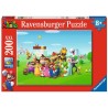 Ravensburger - Puzzle 200 pezzi XXL Super Mario, Idea Regalo per Bambini 8+ Anni, Gioco Educativo e Stimolante