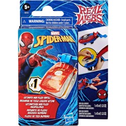 Hasbro - Marvel SPIDER-MAN, Ricarica di Fluido Ragnatela Eccezionale Real Webs, da Usare col Blaster Giocattolo per Il Roleplay 