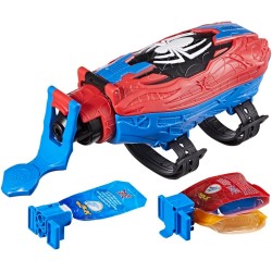 Hasbro - Marvel, Spider-Man Real Webs, Blaster di ragnatele Eccezionale, Blaster 2 in 1, Giocattolo per Roleplay, Costume di Spi