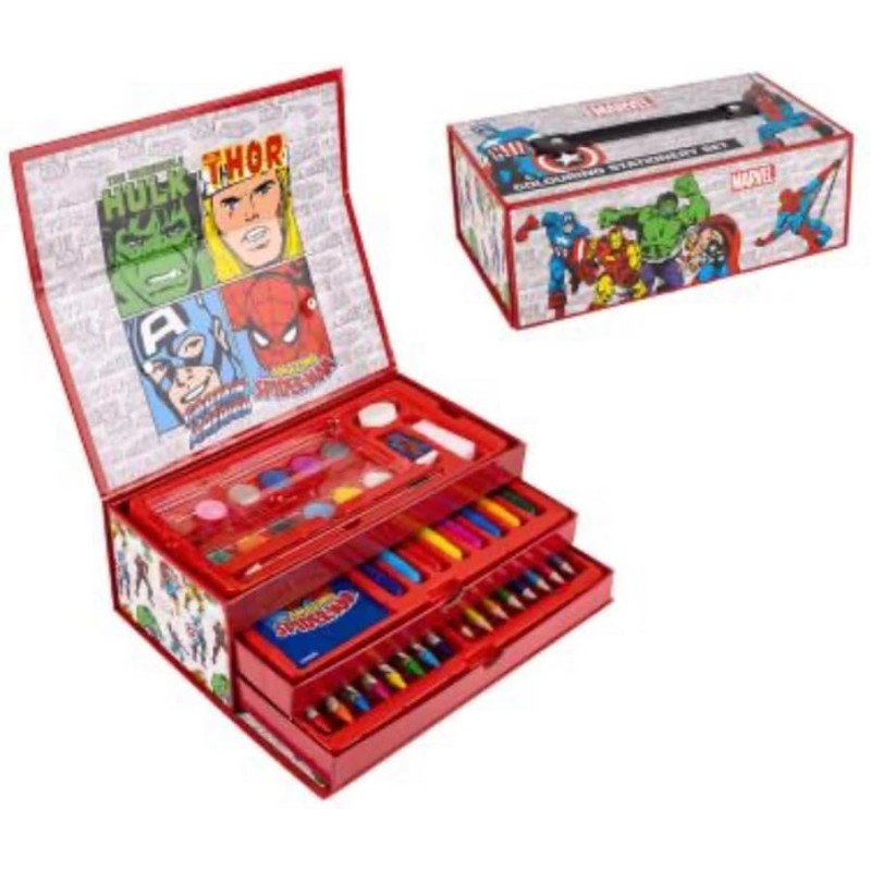 CERDÃ� LIFE S LITTLE MOMENTS - Cofanetto Marvel Avengers Colouring Box, Astuccio Unisex Kids