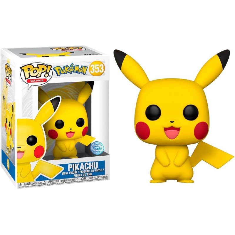 Funko Pop! Games: Pokemon - Pikachu - Figura in Vinile da Collezione - Merchandising Ufficiale - Video Games Fans - Figura per i