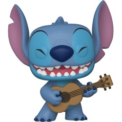 Funko Pop! Disney: Stitch With Ukulele - Disney: Lilo &amp; Stitch - Figura in Vinile da Collezione - Merchandising Ufficiale - 