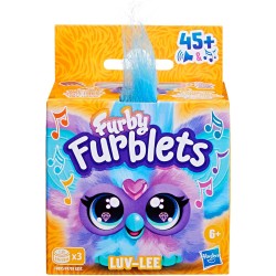 Hasbro - Furby Furblets, Luv-Lee, amico in miniatura, piÃ¹ di 45 suoni, musica K-Pop e frasi Furbish, peluche elettronico per ba