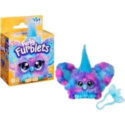 Hasbro - Furby Furblets, Luv-Lee, amico in miniatura, piÃ¹ di 45 suoni, musica K-Pop e frasi Furbish, peluche elettronico per ba