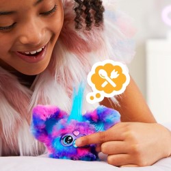 Hasbro - Furby Furblets, Luv-Lee, amico in miniatura, piÃ¹ di 45 suoni, musica K-Pop e frasi Furbish, peluche elettronico per ba