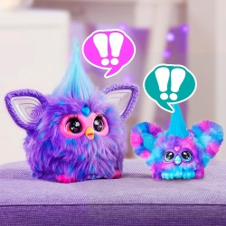 Hasbro - Furby Furblets, Luv-Lee, amico in miniatura, piÃ¹ di 45 suoni, musica K-Pop e frasi Furbish, peluche elettronico per ba