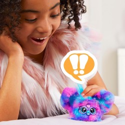 Hasbro - Furby Furblets, Luv-Lee, amico in miniatura, piÃ¹ di 45 suoni, musica K-Pop e frasi Furbish, peluche elettronico per ba