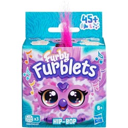 Hasbro - Furby Furblets, Hip-Bop, Amico in Miniatura, piÃ¹ di 45 Suoni, Musica Hip Hop e Frasi Furbish, Peluche elettronico dai 