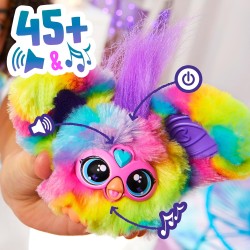 Hasbro - Furby Furblets, Ray-Vee, amico in miniatura, piÃ¹ di 45 suoni, musica electronica e frasi Furbish, peluche elettronico 