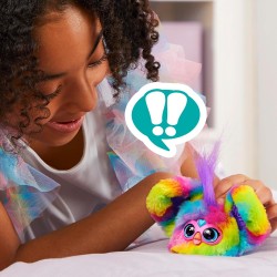 Hasbro - Furby Furblets, Ray-Vee, amico in miniatura, piÃ¹ di 45 suoni, musica electronica e frasi Furbish, peluche elettronico 