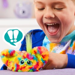 Hasbro - Furby Furblets, Pix-Elle, amico in miniatura, piÃ¹ di 45 suoni, musica da videogioco e frasi Furbish, peluche elettroni