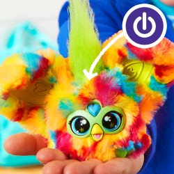 Hasbro - Furby Furblets, Pix-Elle, amico in miniatura, piÃ¹ di 45 suoni, musica da videogioco e frasi Furbish, peluche elettroni