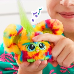 Hasbro - Furby Furblets, Pix-Elle, amico in miniatura, piÃ¹ di 45 suoni, musica da videogioco e frasi Furbish, peluche elettroni