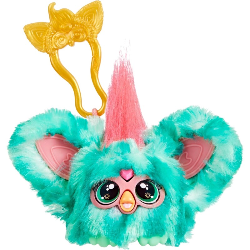 Hasbro - Furby Furblets, Mello-Nee, amico in miniatura, piÃ¹ di 45 suoni, musica estiva rilassante e frasi Furbish, peluche elet