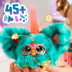 Hasbro - Furby Furblets, Mello-Nee, amico in miniatura, piÃ¹ di 45 suoni, musica estiva rilassante e frasi Furbish, peluche elet