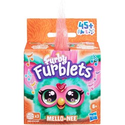 Hasbro - Furby Furblets, Mello-Nee, amico in miniatura, piÃ¹ di 45 suoni, musica estiva rilassante e frasi Furbish, peluche elet